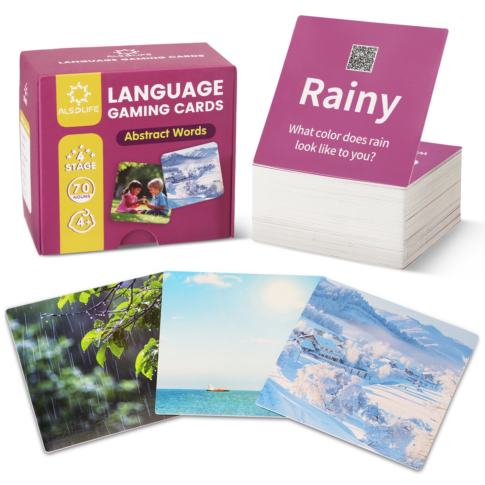 ALSOLIFE Advanced Flashcards Stage 3 – Speech Therapy & Toddler